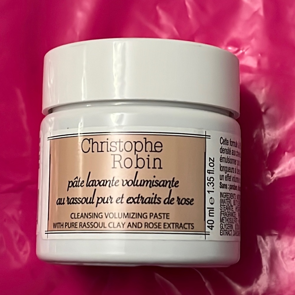 CHRISTOPHE ROBIN Volume Shampoo Paste with Rassoul Clay and Rose Extracts NEW